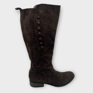 Spirit By Lucchese Annie Riding Boots Women’s Size 8.5 Leather Suede Great Cond!